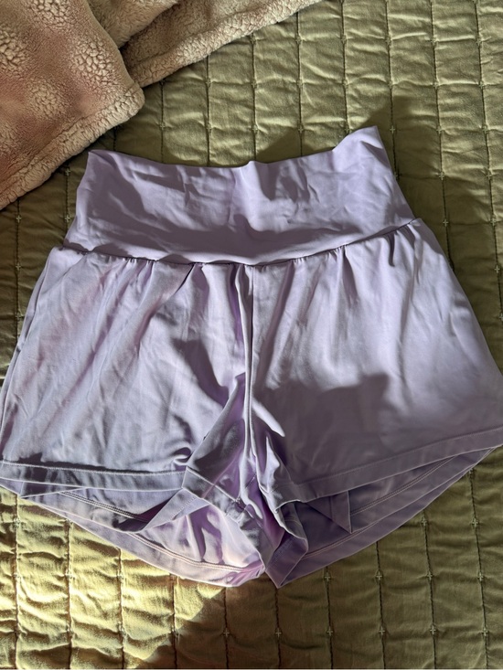 HALARA Pants - HALARA Lavender High-Waist Foldover Lounge Shorts